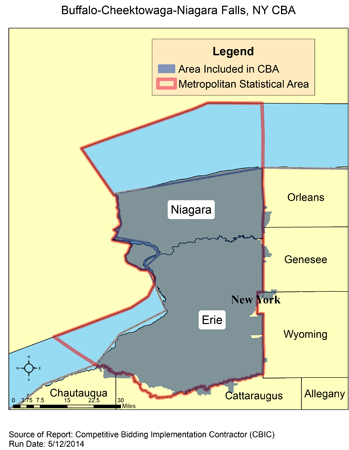 CBIC - Round 2 - Competitive Bidding Area - Falls, NY, CBIC - CBIC - Main - Competitive Bidding Area - Buffalo -Cheektowaga-Niagara Falls, NY